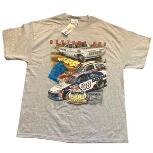 NWT Chase Authentics Daytona 500 50th Anniversary Double-Sided T-Shirt 2008 XL